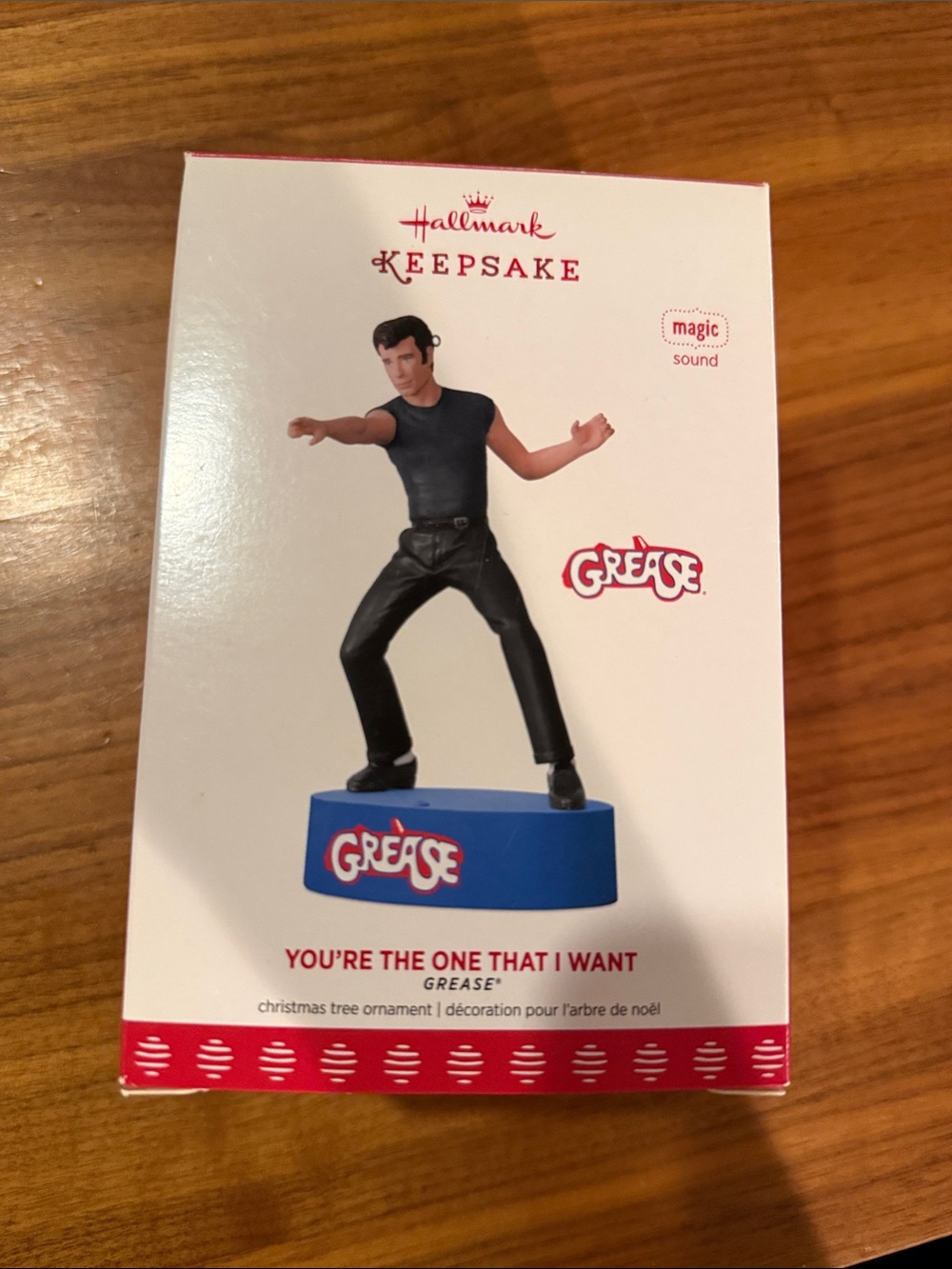 Grease Hallmark ornament🎄you’re the one that I want with extra batteries